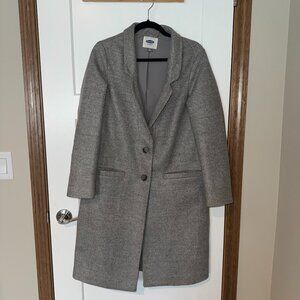 Soft-Brushed Overcoat for Women Size M